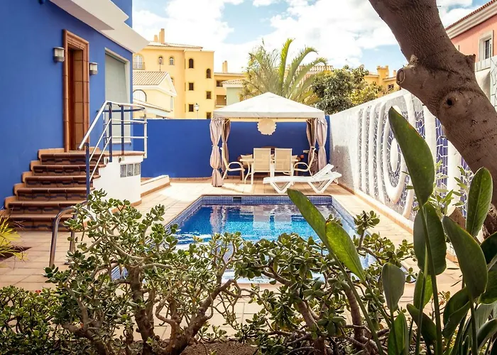 The Blue House In Maspalomas